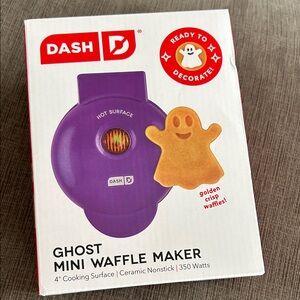 DASH Mini Waffle Maker Ghost NEW